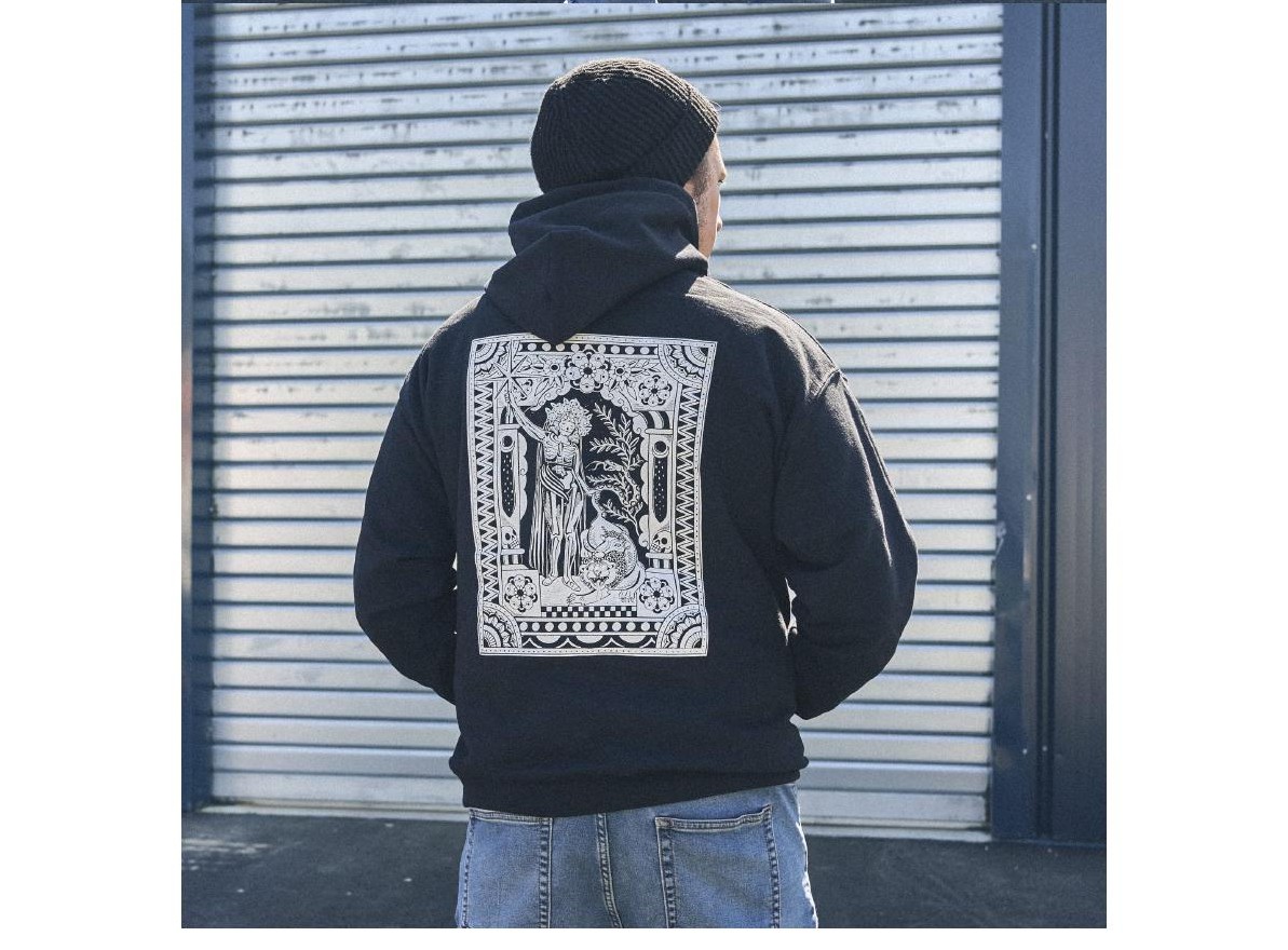 WAYS. hoodie back